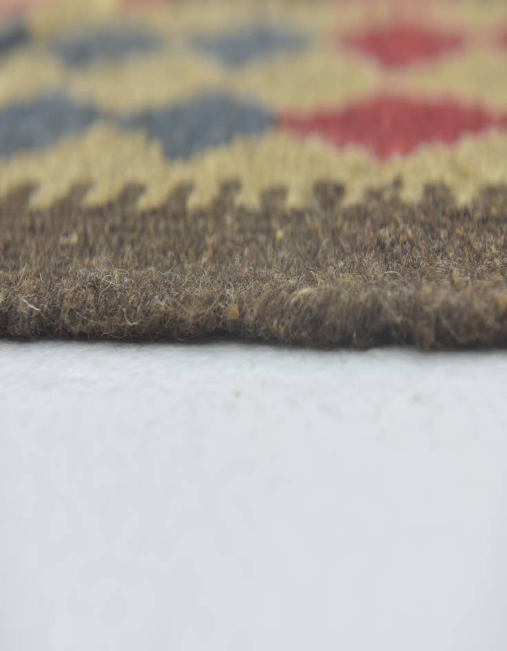 Detail image of  5' 3 x 8' 5  Hand Woven Kilim Maymana Wool Rug