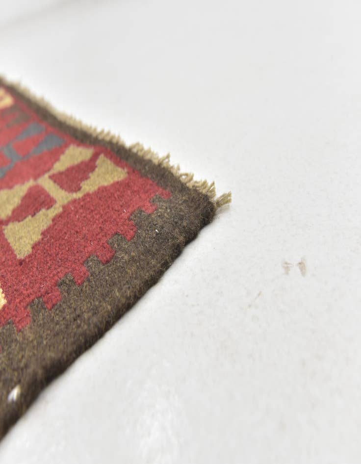 Detail image of  5' x 8' 2  Hand Woven Kilim Maymana Wool Rug