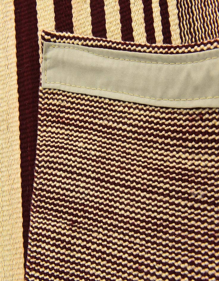 Detail image of  4' 3 x 5' 10  Hand Woven Kilim Modern Wool Rug