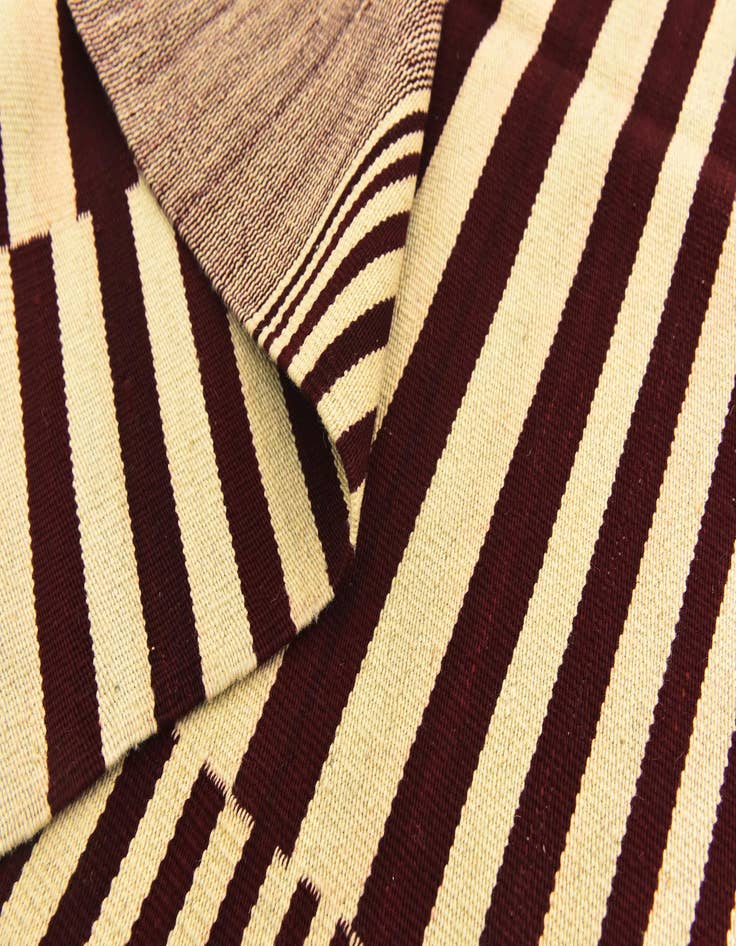 Detail image of  4' 3 x 5' 10  Hand Woven Kilim Modern Wool Rug