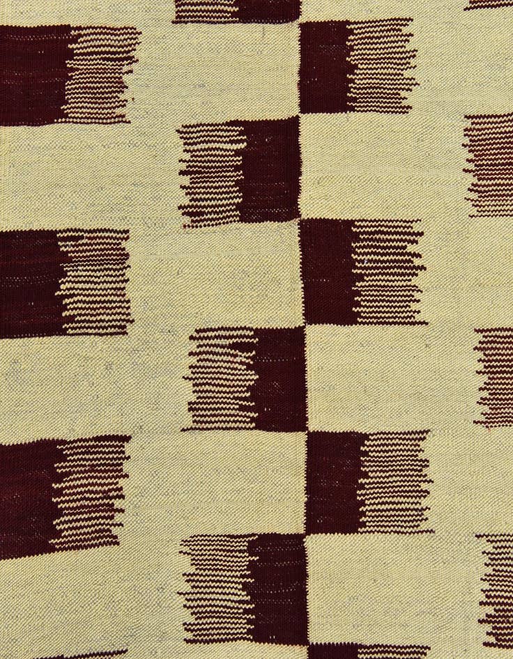 Detail image of  6' 2 x 7' 10  Hand Woven Kilim Modern Wool Rug