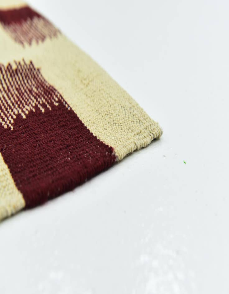 Detail image of  6' 2 x 7' 10  Hand Woven Kilim Modern Wool Rug