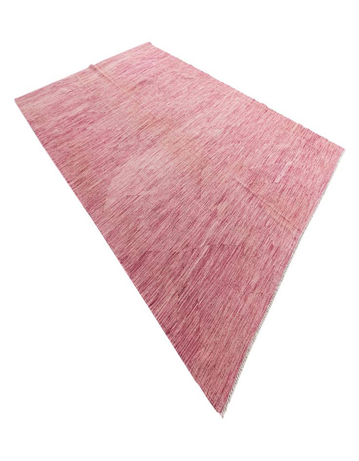 Detail image of  6' 9 x 9' 8  Hand Woven Kilim Modern Wool Rug