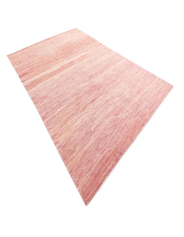 Detail image of  6' 8 x 9' 10  Hand Woven Kilim Modern Wool Rug