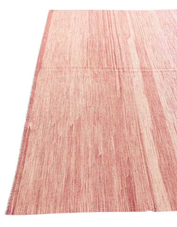 Detail image of  6' 8 x 9' 10  Hand Woven Kilim Modern Wool Rug