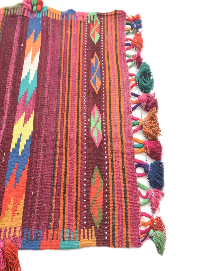 Detail image of  2' 9 x 3' 5  Hand Woven Kilim Modern Wool Rug