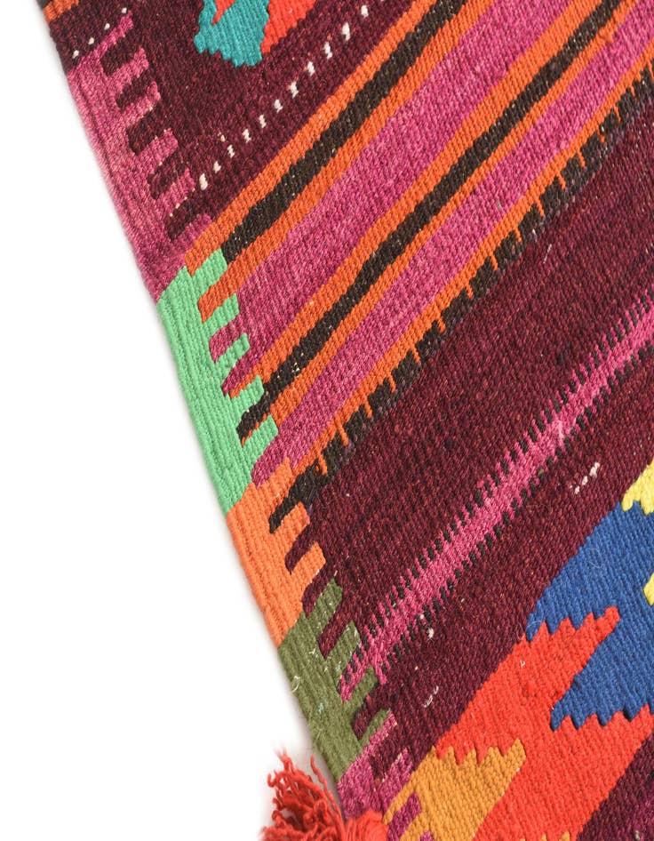 Detail image of  2' 9 x 3' 5  Hand Woven Kilim Modern Wool Rug