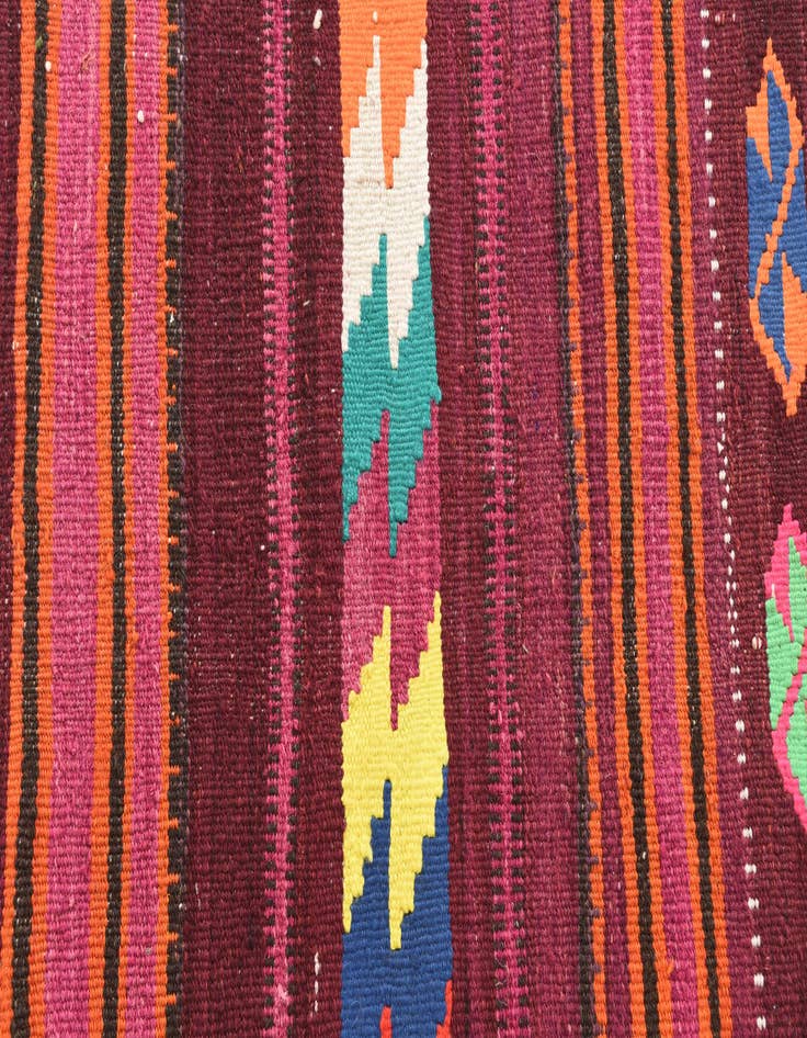 Detail image of  2' 9 x 3' 5  Hand Woven Kilim Modern Wool Rug