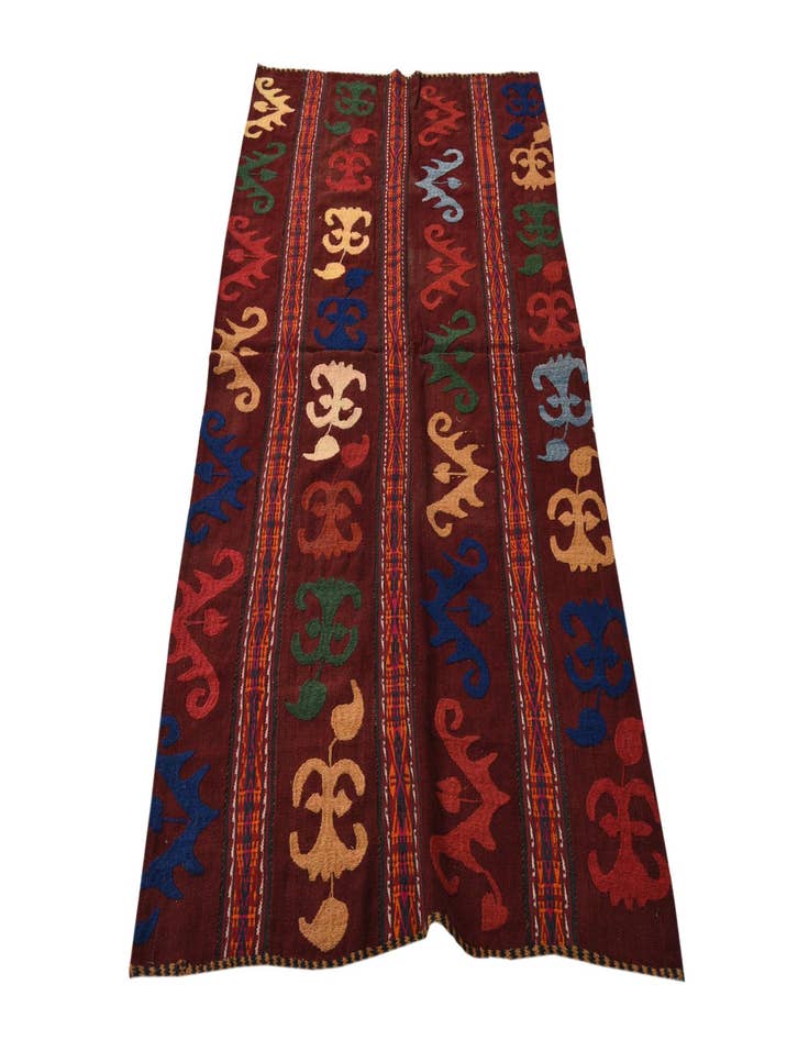 Detail image of  3' 5 x 6' 9  Hand Woven Kilim Modern Wool Rug