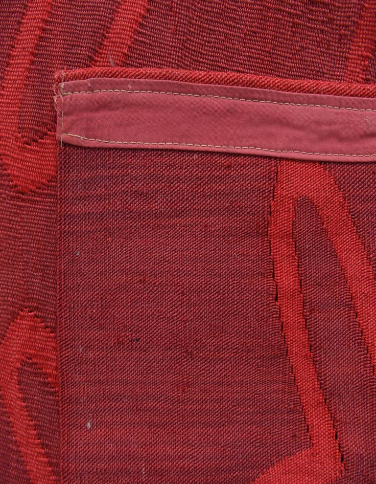 Detail image of  5' 10 x 7' 9  Hand Woven Kilim Modern Wool Rug