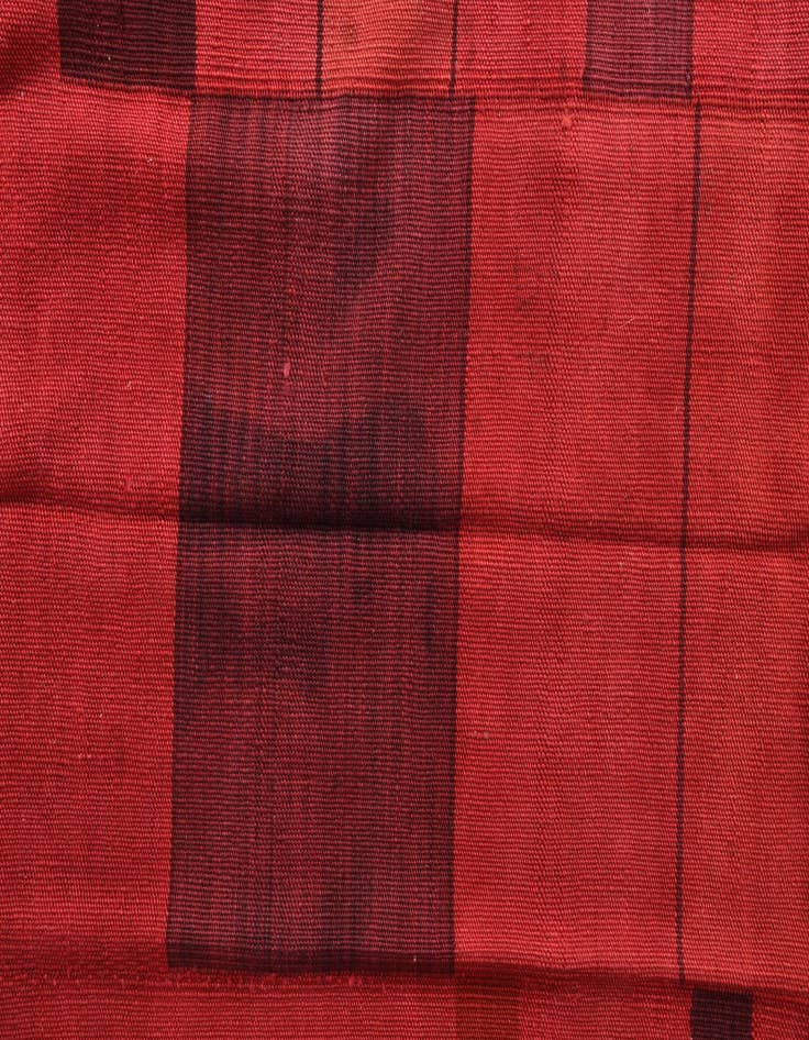 Detail image of  4' 7 x 6' 3  Hand Woven Kilim Modern Wool Rug