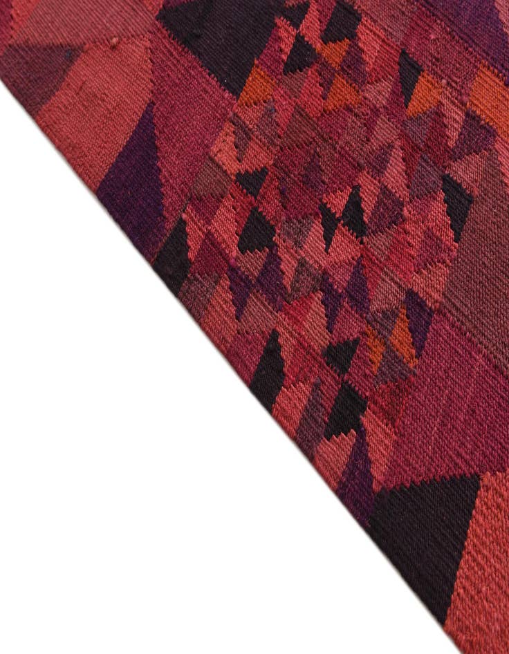 Detail image of  8' 2 x 11' 6  Hand Woven Kilim Modern Wool Rug