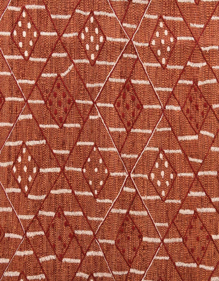 Detail image of  7' 10 x 10' 2  Hand Woven Kilim Modern Rug