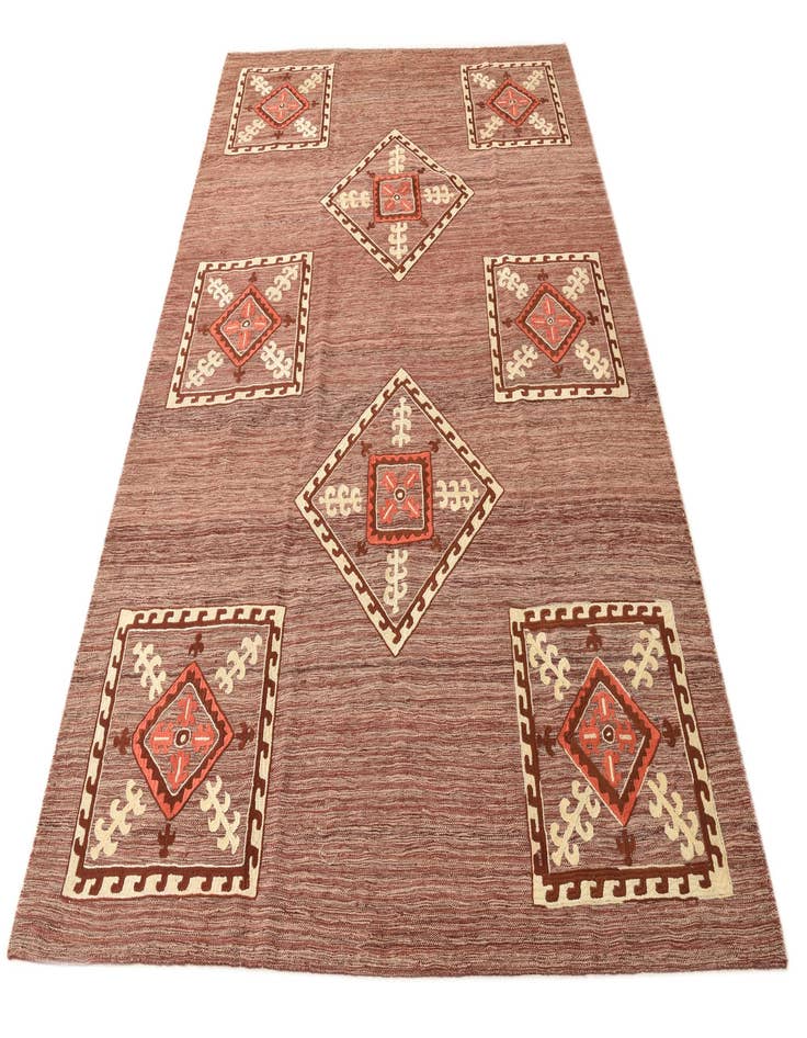 Detail image of  6' x 8' 5  Hand Woven Kilim Modern Rug