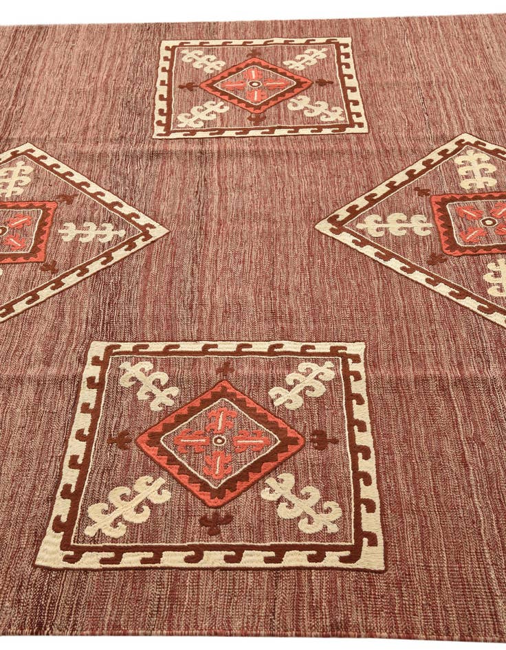 Detail image of  6' x 8' 5  Hand Woven Kilim Modern Rug