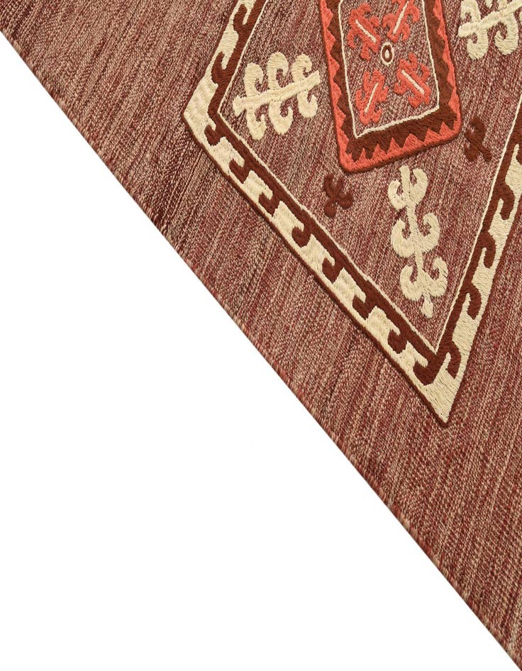 Detail image of  6' x 8' 5  Hand Woven Kilim Modern Rug