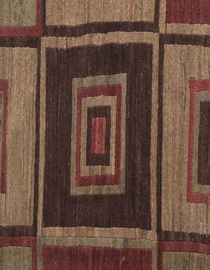 Detail image of  6' 7 x 8' 6  Hand Woven Kilim Modern Wool Rug
