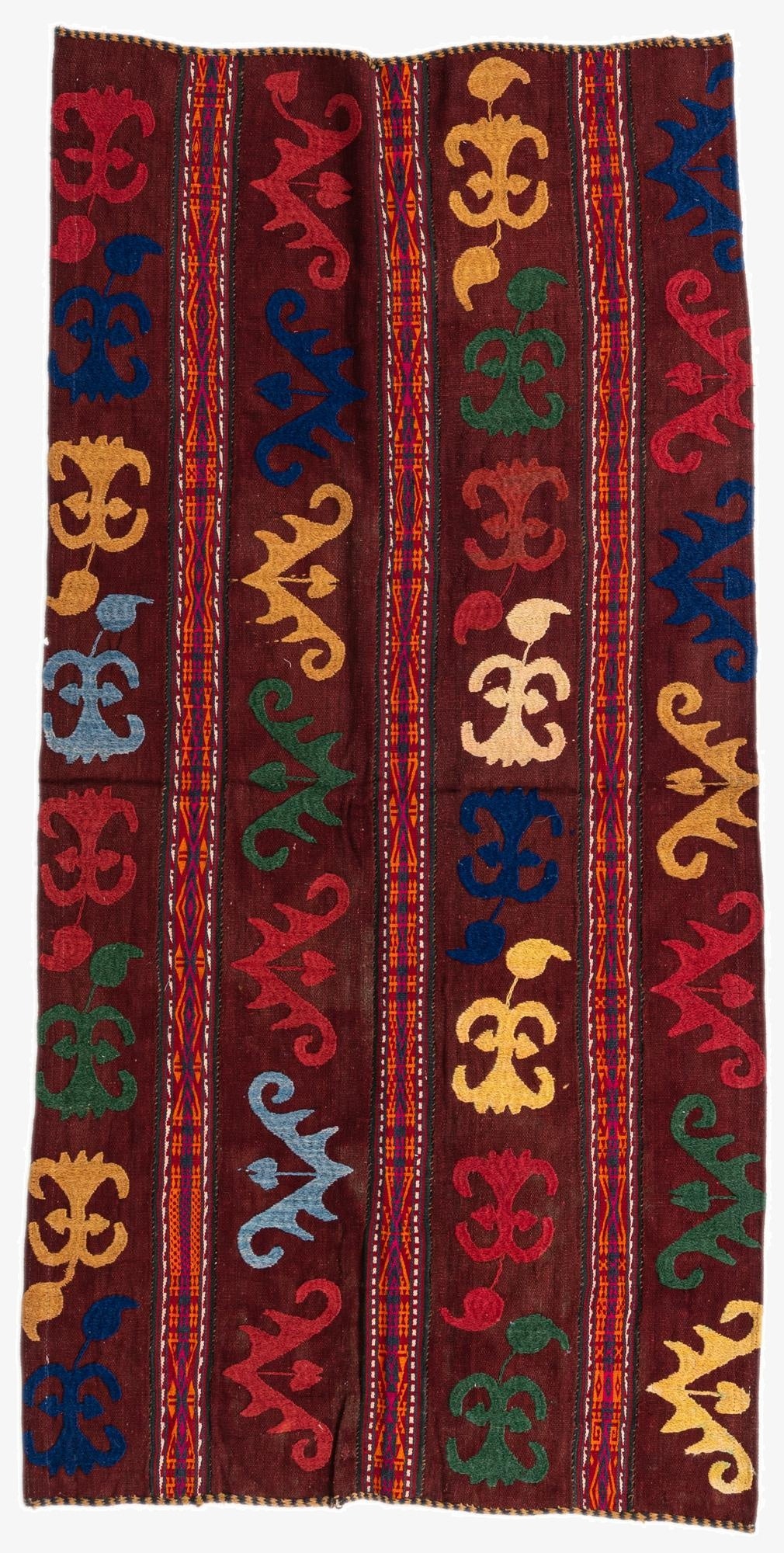  3' 5 x 6' 9  Hand Woven Kilim Modern Wool Rug