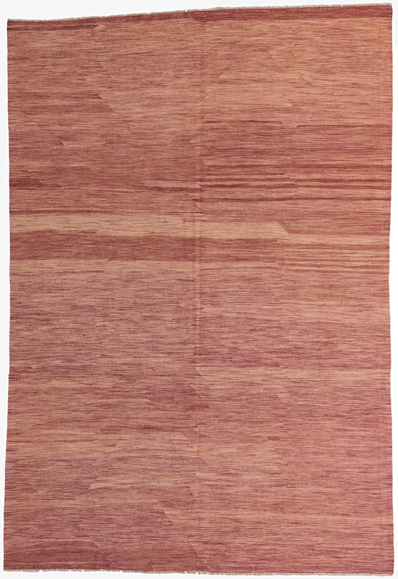  6' 8 x 9' 10  Hand Woven Kilim Modern Wool Rug