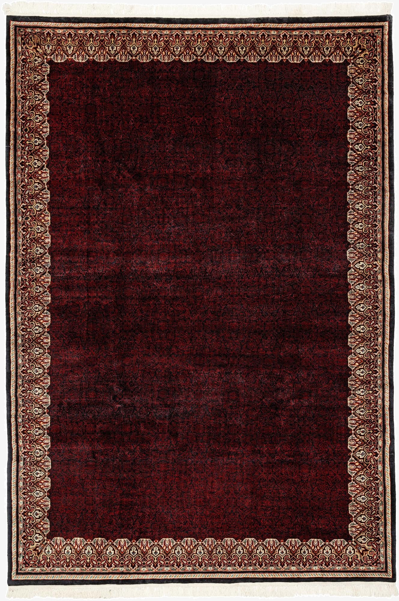  6' 8 x 9' 9  Hand Knotted Mahal Oriental Wool Rug