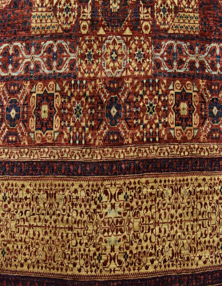 Detail image of  8' x 9' 9  Hand Knotted Mamluk Ziegler Oriental Rug