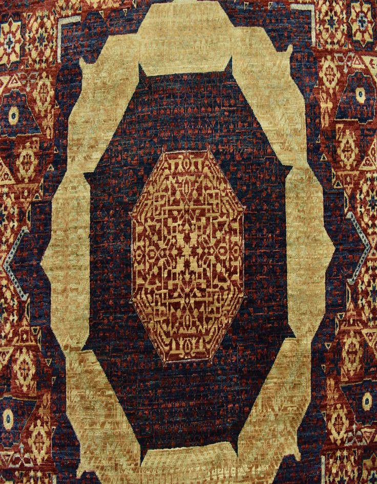 Detail image of  8' x 9' 9  Hand Knotted Mamluk Ziegler Oriental Rug