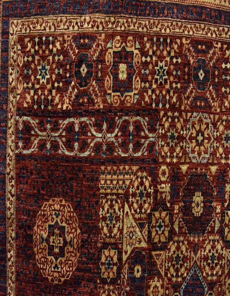 Detail image of  8' x 9' 9  Hand Knotted Mamluk Ziegler Oriental Rug