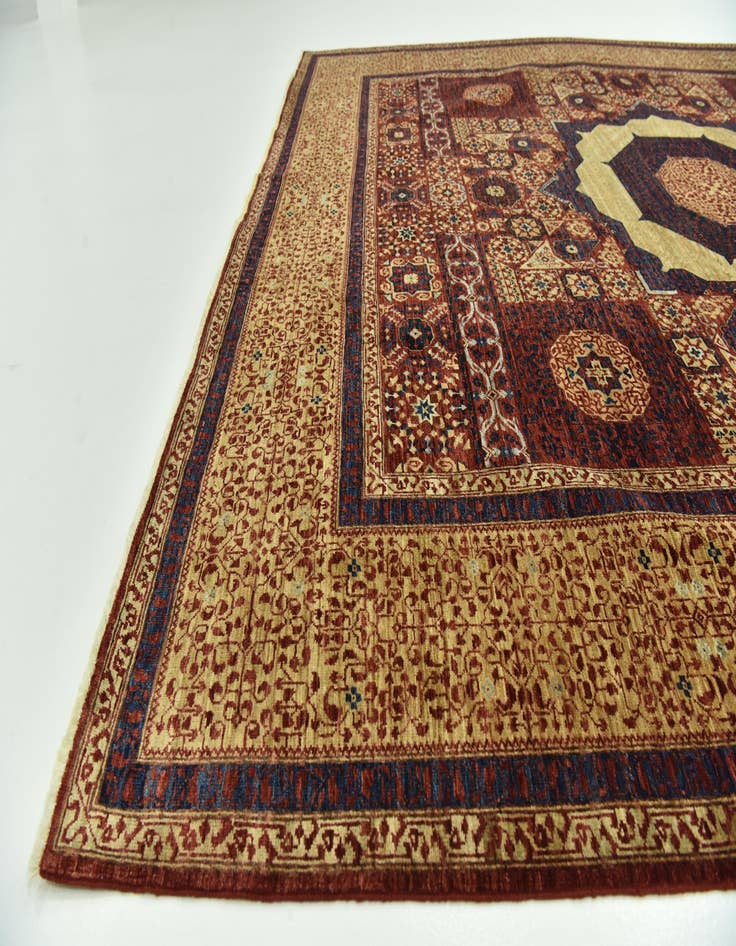 Detail image of  8' x 9' 9  Hand Knotted Mamluk Ziegler Oriental Rug