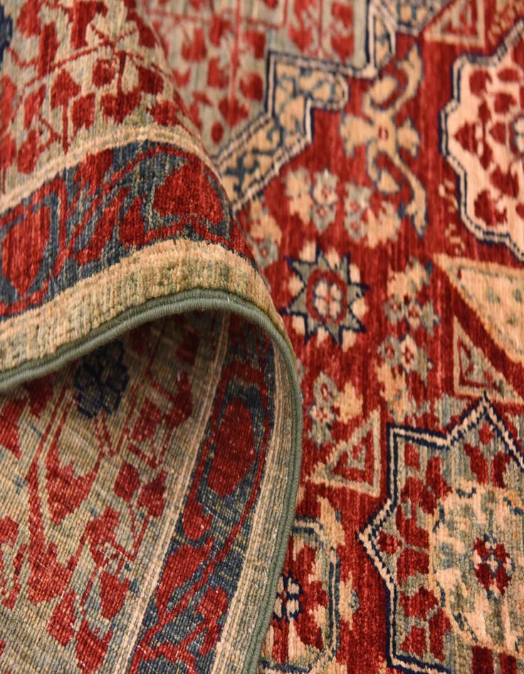 Detail image of  8' 2 x 10' 9  Hand Knotted Mamluk Ziegler Rug