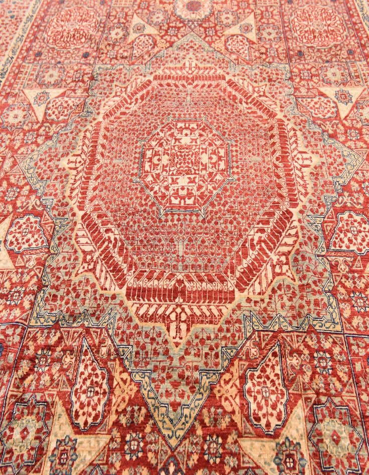 Detail image of  8' 2 x 10' 9  Hand Knotted Mamluk Ziegler Rug