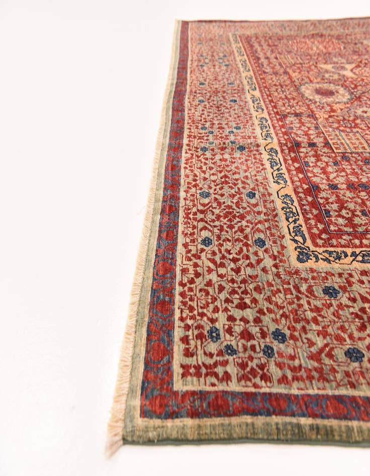 Detail image of  8' 2 x 10' 9  Hand Knotted Mamluk Ziegler Rug