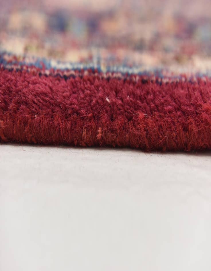 Detail image of  9' 6 x 12' 9  Hand Knotted Mashad Persian Wool Rug