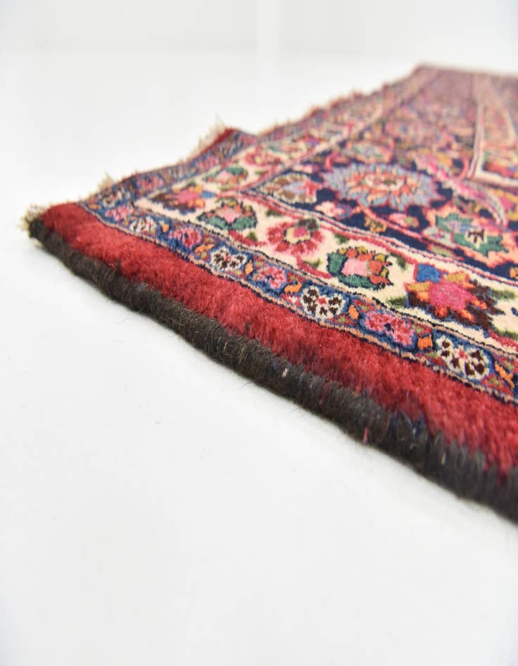 Detail image of  10' x 12' 6  Hand Knotted Mashad Persian Wool Rug