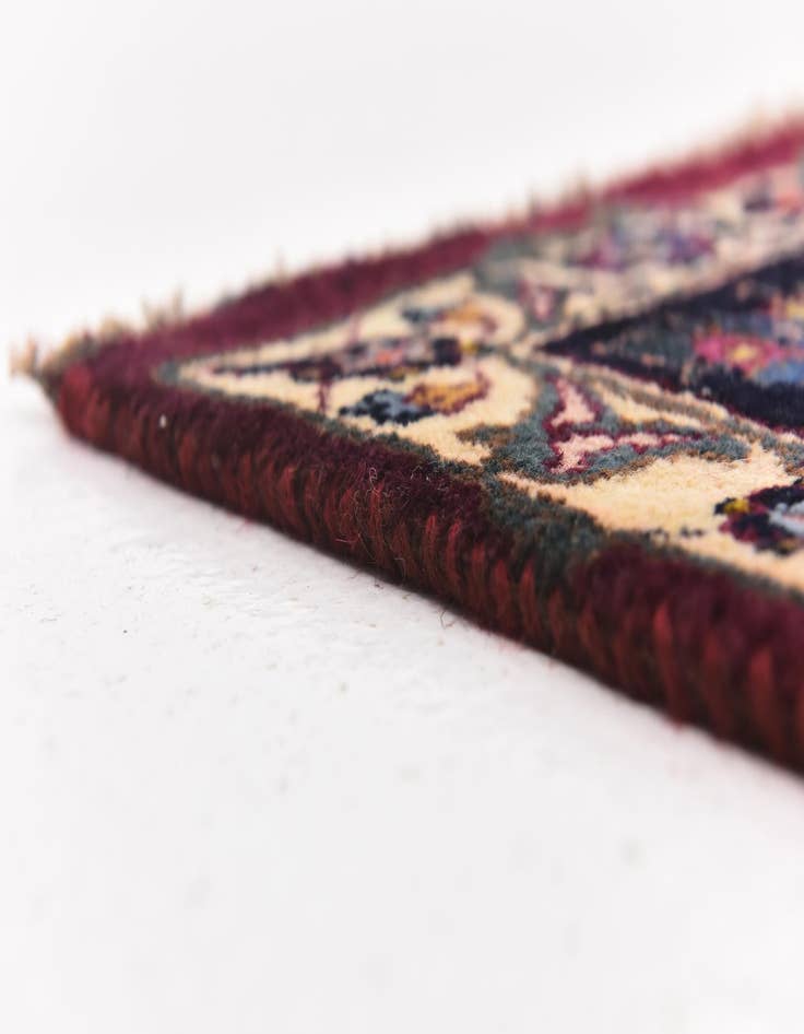 Detail image of  9' 8 x 12' 7  Hand Knotted Mashad Persian Wool Rug