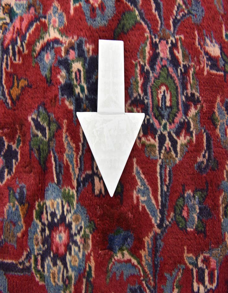 Detail image of  9' 7 x 12' 9  Hand Knotted Mashad Persian Wool Rug