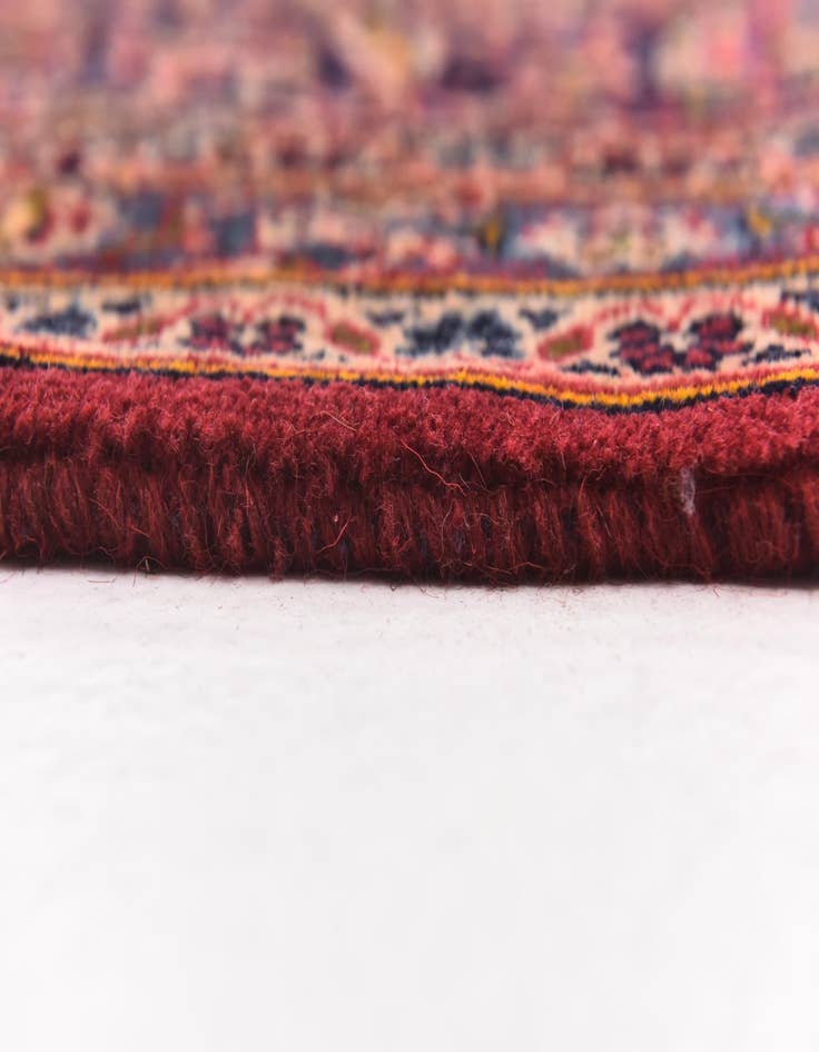 Detail image of 9' 9 x 13' Hand Knotted Mashad Persian Wool Rug