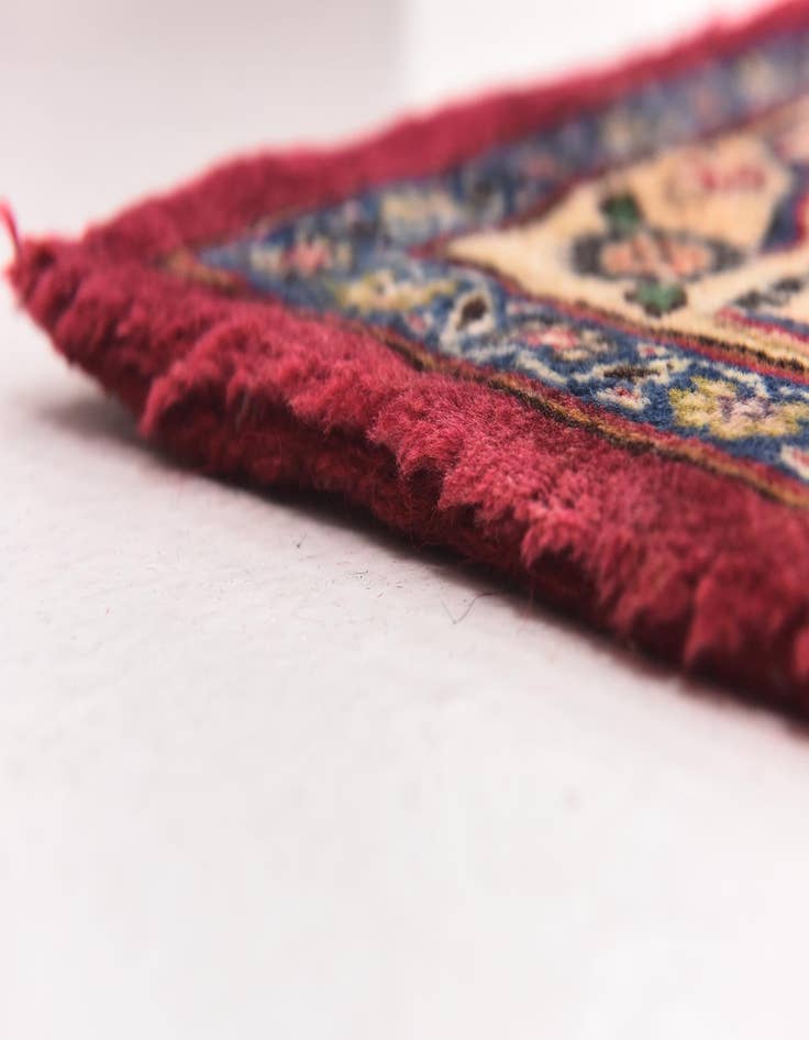 Detail image of 9' 9 x 12' 8 Hand Knotted Mashad Persian Wool Rug