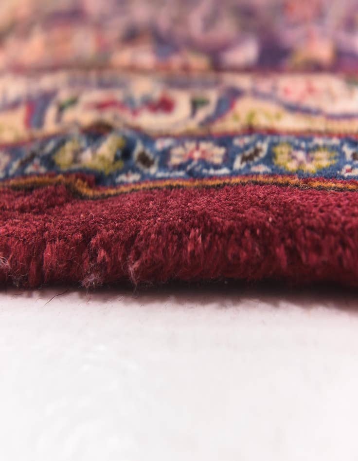 Detail image of 9' 9 x 12' 8 Hand Knotted Mashad Persian Wool Rug