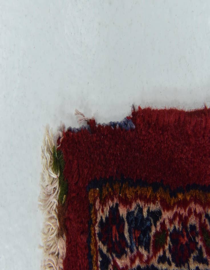 Detail image of  9' 8 x 12' 8  Hand Knotted Mashad Persian Wool Rug