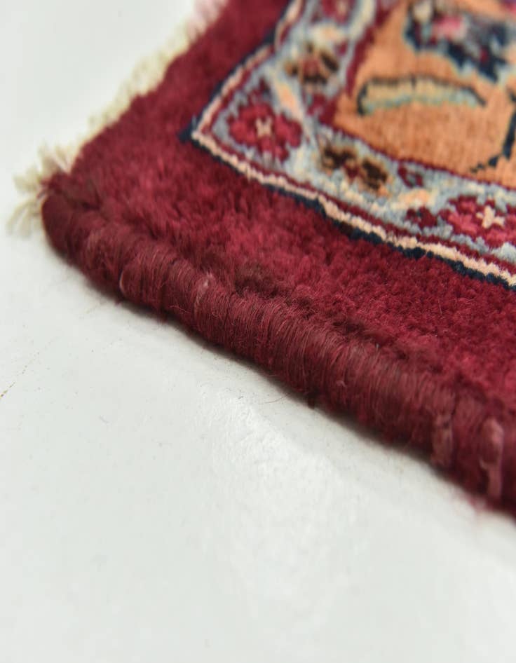 Detail image of  9' 8 x 12' 10  Hand Knotted Mashad Persian Wool Rug