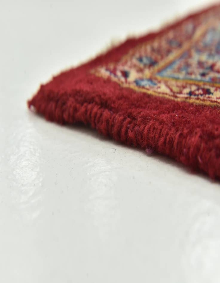 Detail image of  9' 8 x 13'  Hand Knotted Mashad Persian Wool Rug