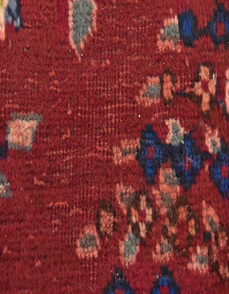 Detail image of  9' 9 x 13'  Hand Knotted Mashad Persian Wool Rug