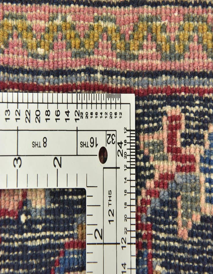 Detail image of  9' 9 x 13'  Hand Knotted Mashad Persian Wool Rug