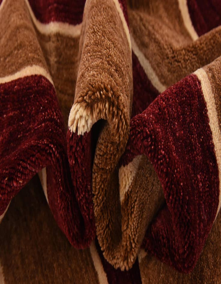 Detail image of  5' 8 x 7' 9  Hand Knotted Modern Ziegler Oriental Rug