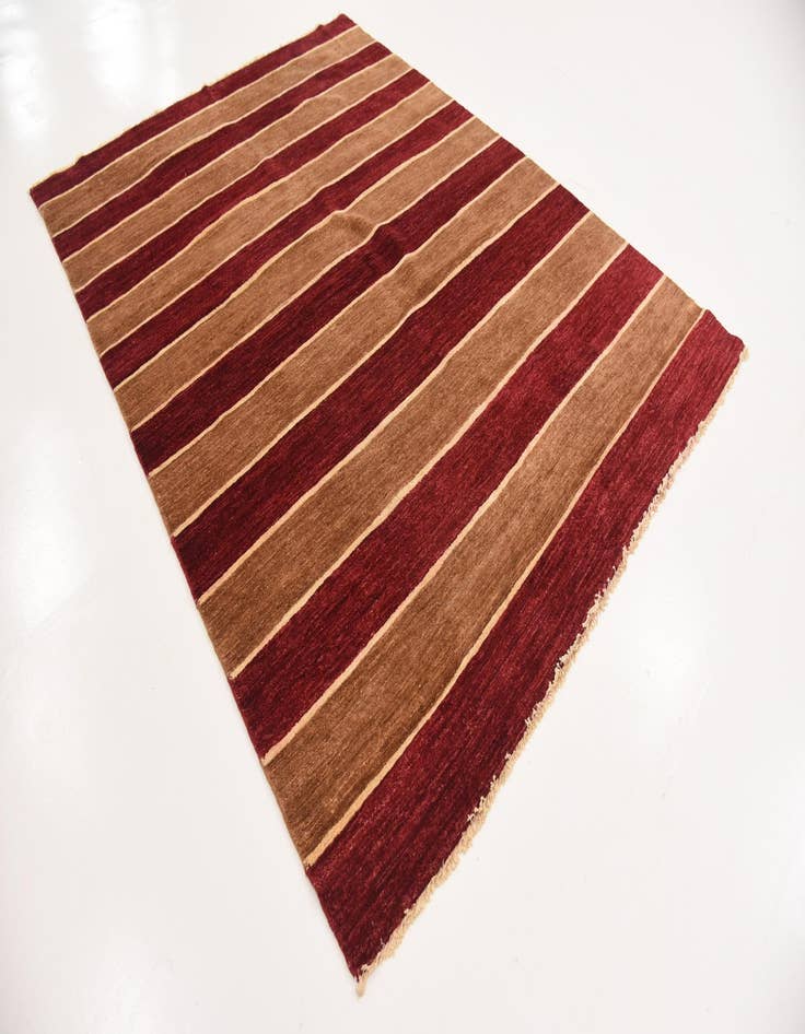 Detail image of  5' 8 x 7' 9  Hand Knotted Modern Ziegler Oriental Rug