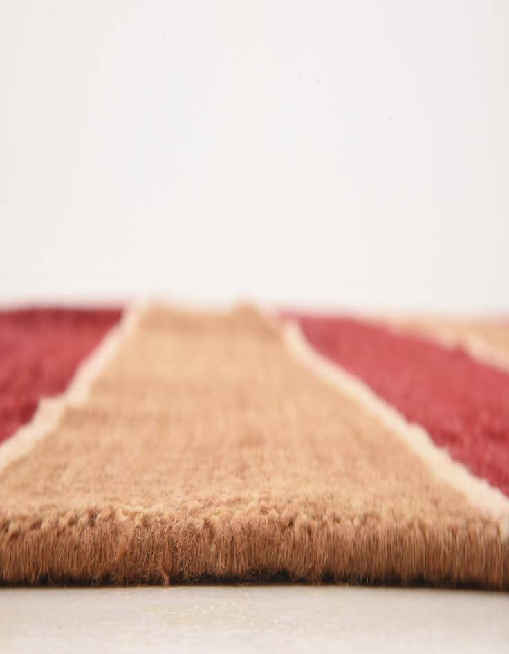 Detail image of  5' 8 x 7' 9  Hand Knotted Modern Ziegler Oriental Rug