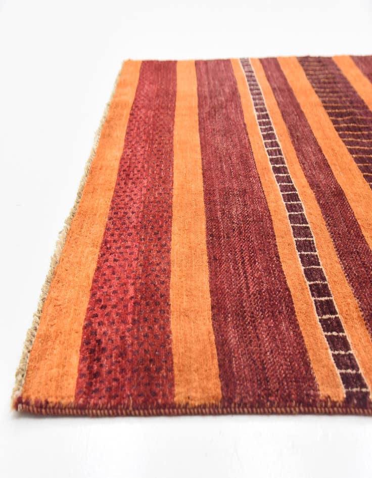 Detail image of  4' x 5' 10  Hand Knotted Modern Ziegler Rug