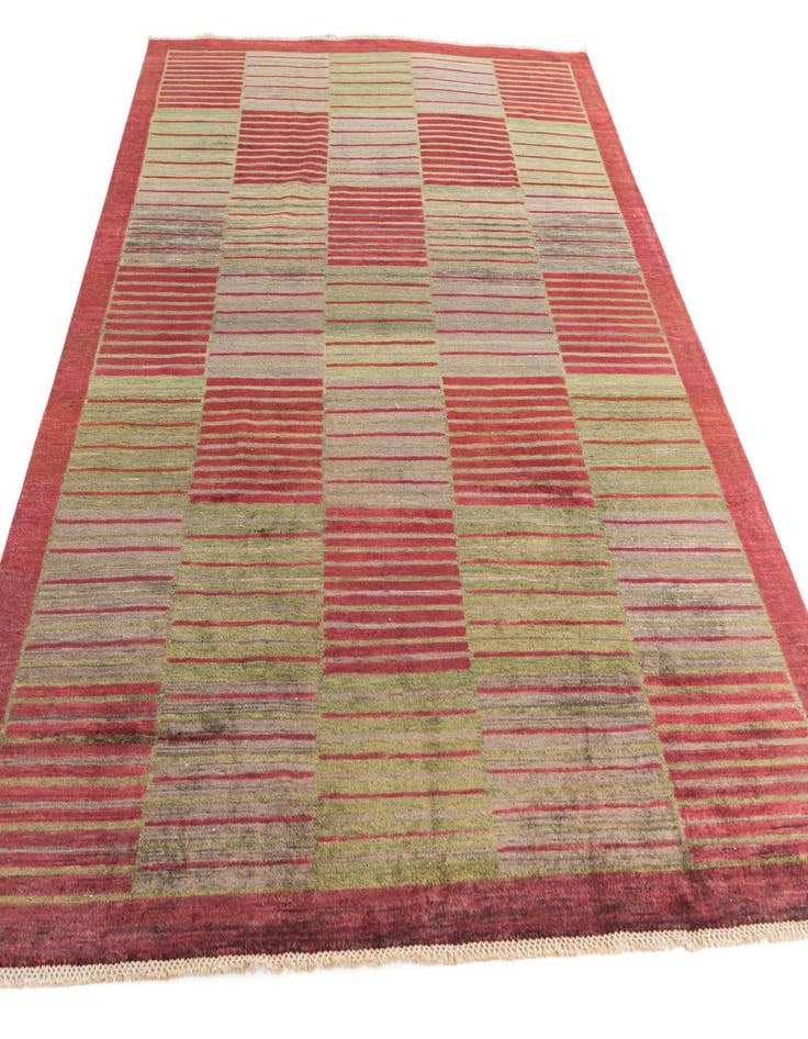 Detail image of  6' 8 x 9' 10  Hand Knotted Modern Ziegler Rug