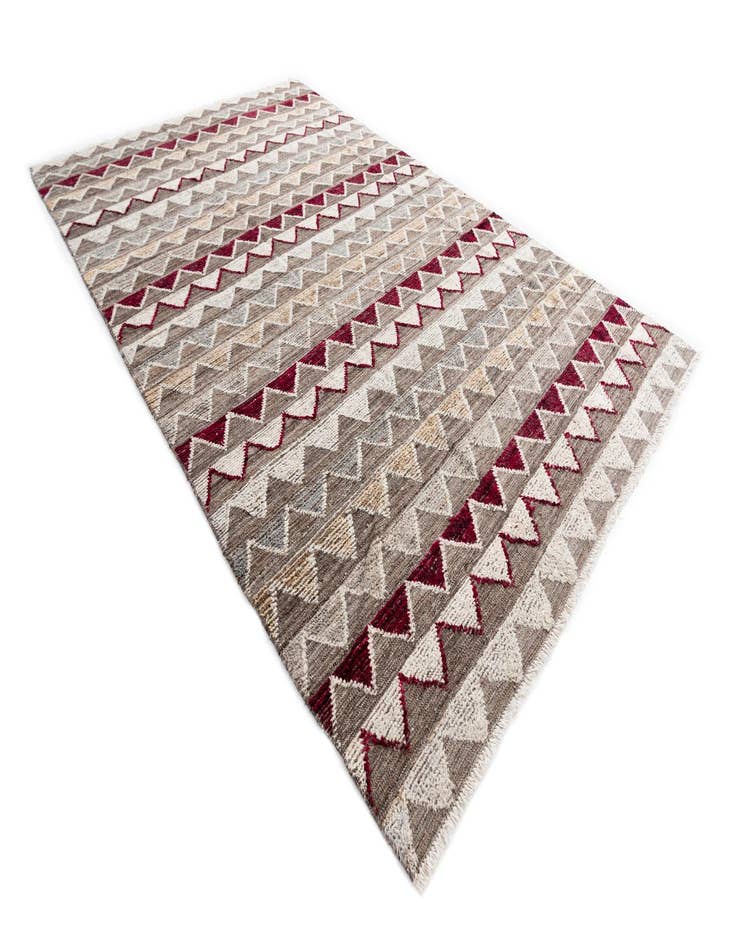 Detail image of  6' 6 x 10' 3  Hand Knotted Modern Ziegler Wool Rug