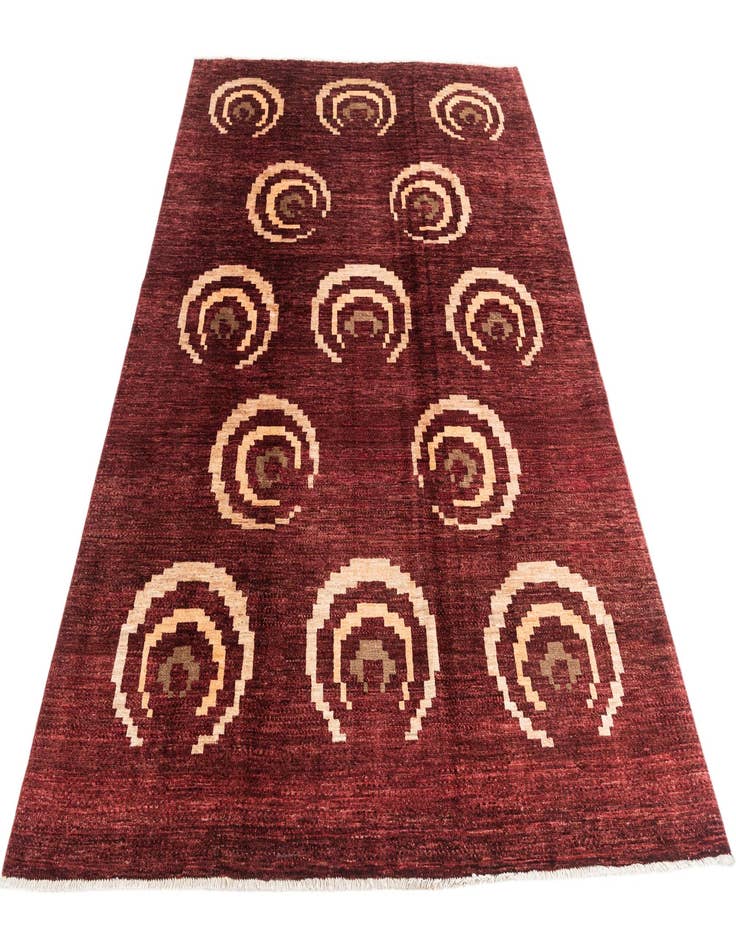 Detail image of  6' 5 x 8' 3  Hand Knotted Modern Ziegler Rug